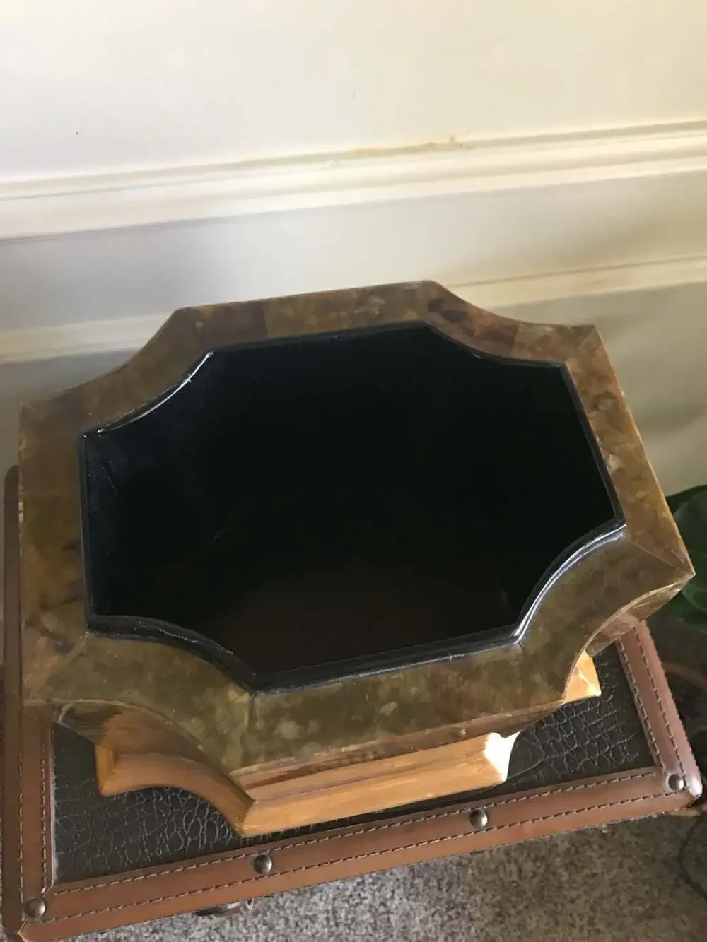Maitland-Smith Hand Made Inlaid Shell Decorative Box